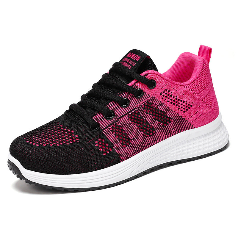 Damen Sportliche Sneaker mit atmungsaktivem Obermaterial und ergonomischer Dämpfung EB
