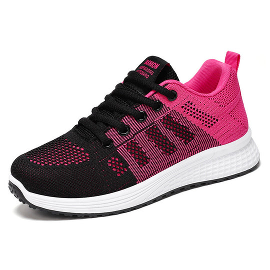 Damen Sportliche Sneaker mit atmungsaktivem Obermaterial und ergonomischer Dämpfung EB