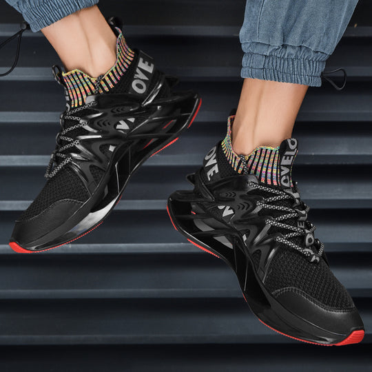 Damen moderne Sport-Sneaker mit innovativer Dämpfungstechnologie und atmungsaktivem Obermaterial EB