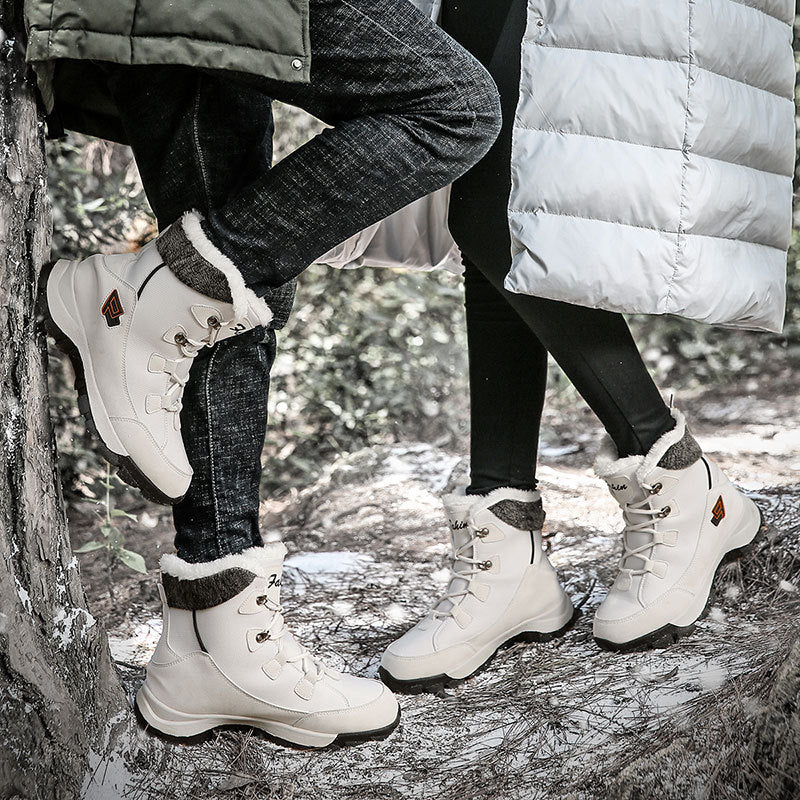Damen Winterboots mit isolierendem Warmfutter und rutschfester Sohle EB