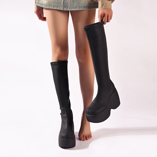 Damen High-Performance Plateau-Stiefel mit ergonomischem Design und rutschfester Sohle EB