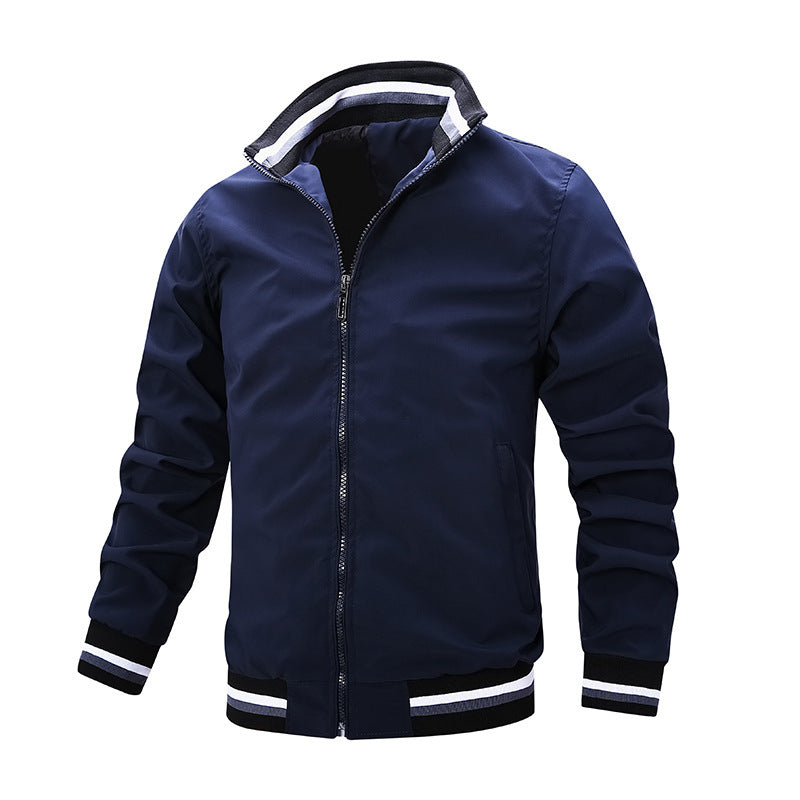 Herren elegante Bomberjacke mit stark isolierendem Innenfutter EB