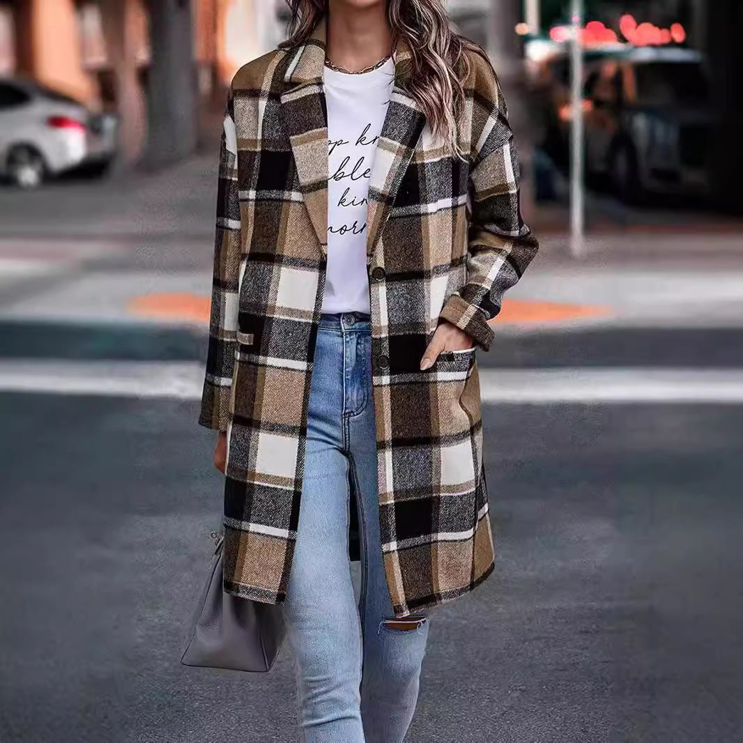 Damen Oversized Karottenjacke im lässigen Business-Look EB