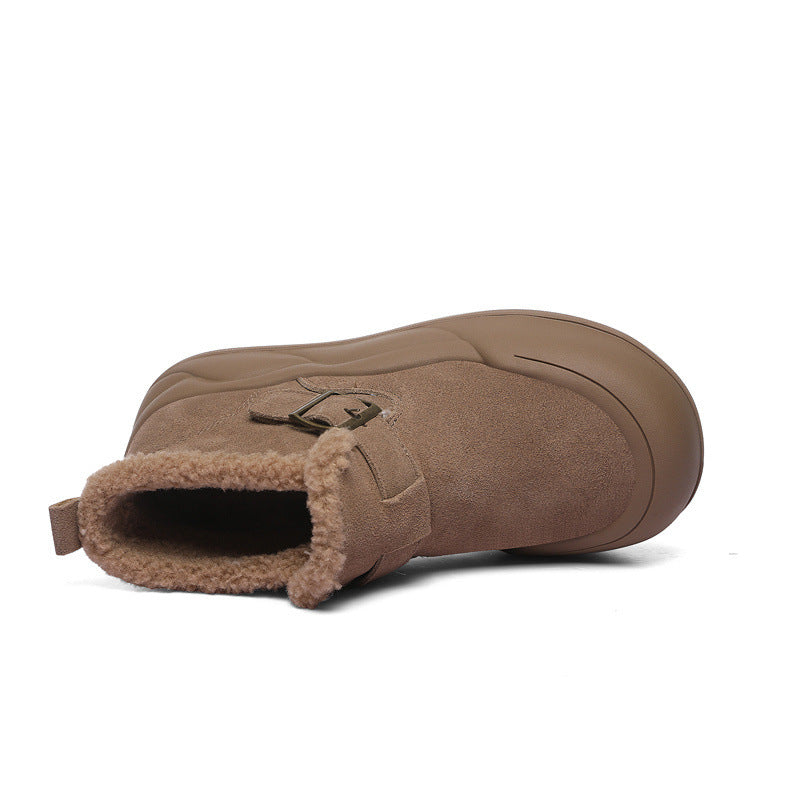Damen Winterliche Stiefeletten mit kuscheligem Innenfutter EB
