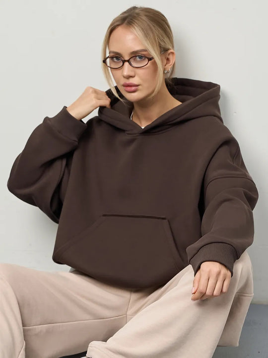 Damen oversized Kapuzenpullover EB