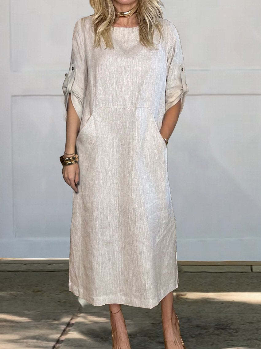 Damen Leichte Sommerkleid EB