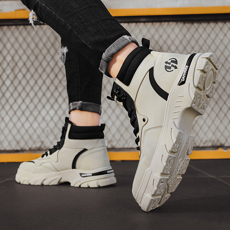Damen Elegante und robuste High-Top Sneakers mit rutschfester Sohle und atmungsaktivem Obermaterial EB