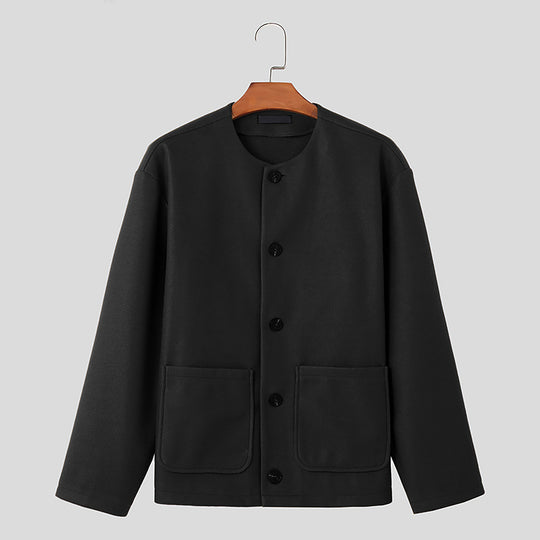 Damen Übergangsjacke mit praktischen Taschen und Knopfverschluss EB