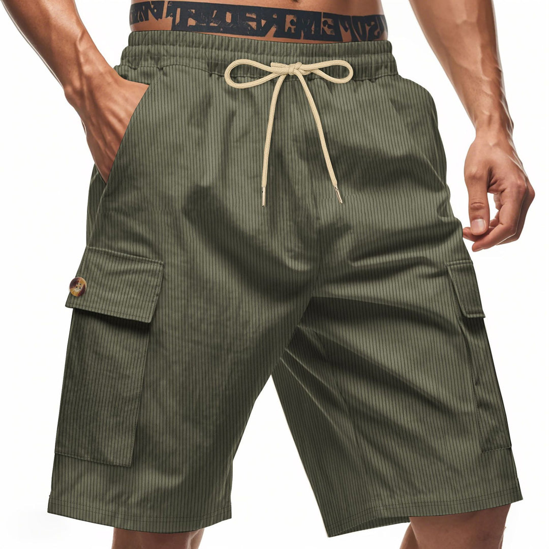 Herren Cargo-Shorts mit verstellbarem Kordelzug und praktischen Seitentaschen EB