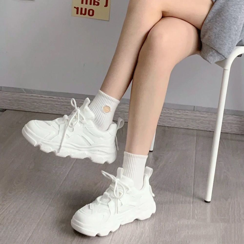 Damen Chunky Sneakers mit trendigem Design und komfortabler Stützsohle EB
