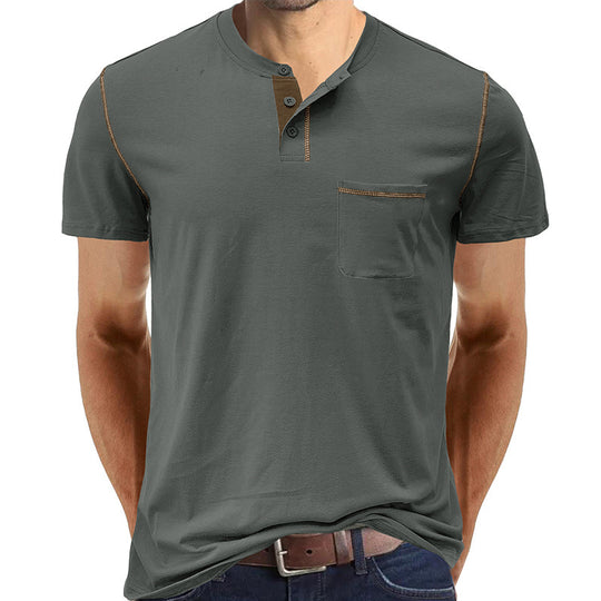 EB | Kurzärmeliges Henley-Hemd