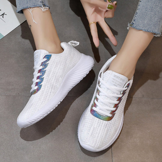 Damen Sportliche Sneakers mit innovativem Mesh-Obermaterial und dämpfender Sohle EB