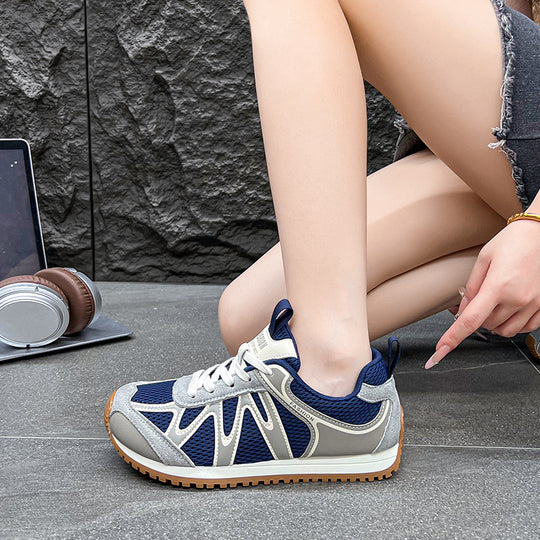 Damen Atmungsaktive Laufschuhe mit rutschfester Sohle und sportlichem Design EB