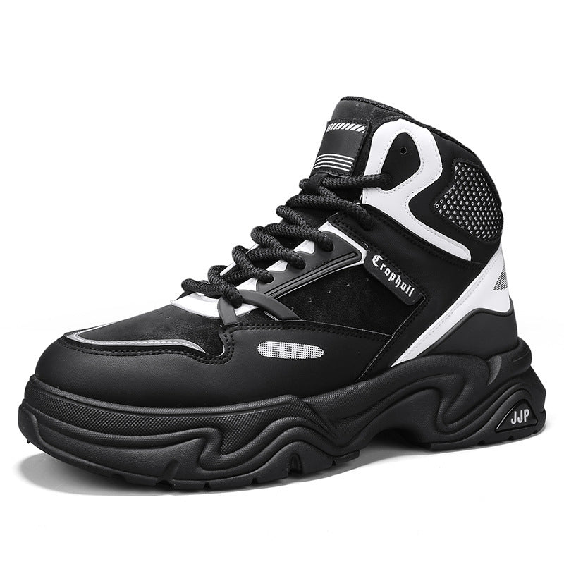 Damen Sportliche High-Top Sneakers mit dämpfender Sohle und atmungsaktivem Obermaterial EB