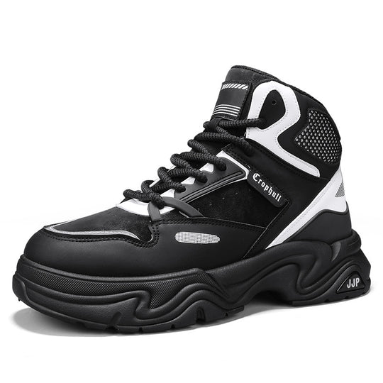Damen Sportliche High-Top Sneakers mit dämpfender Sohle und atmungsaktivem Obermaterial EB