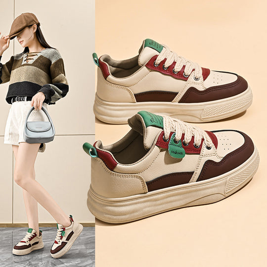 Damen Sportliche Sneakers mit gepolsterter Innensohle und rutschfester Laufsohle EB