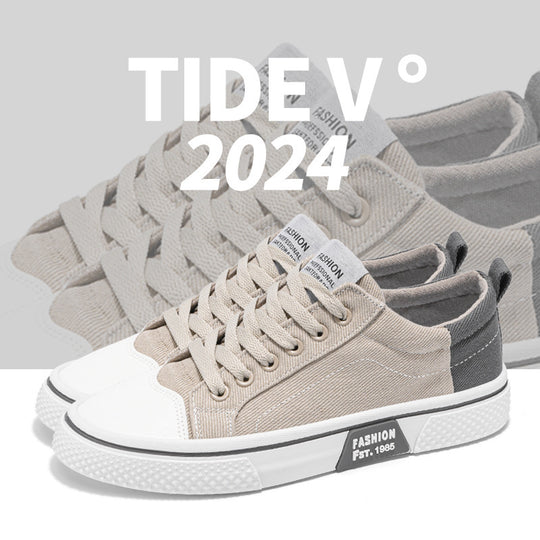 Damen Modische Sneakers mit kombiniertem Obermaterial EB