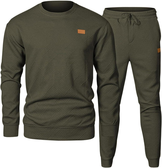 Damen Sportliches Freizeit-Set mit strukturiertem Design EB
