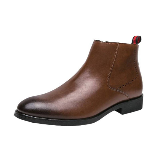 Damen Elegante Stiefeletten mit seitlichem Reißverschluss und bequemer Innensohle EB