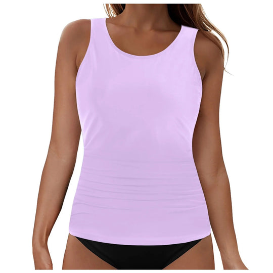 Damen Tankini-Oberteil mit Raffung EB