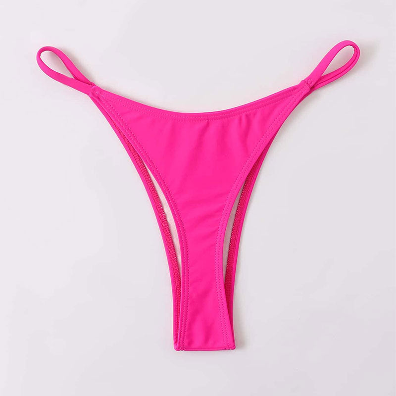 Damen Hoch geschnittene Bikinischnitte EB