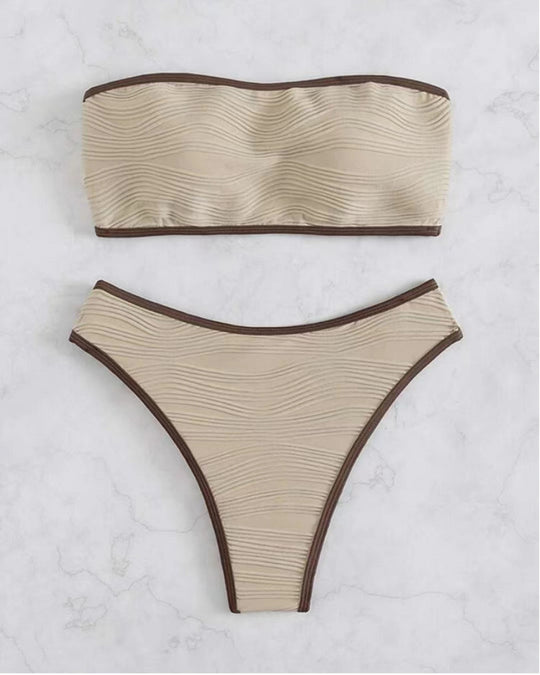 Damen Bandeau Bikini mit bequemer Passform EB