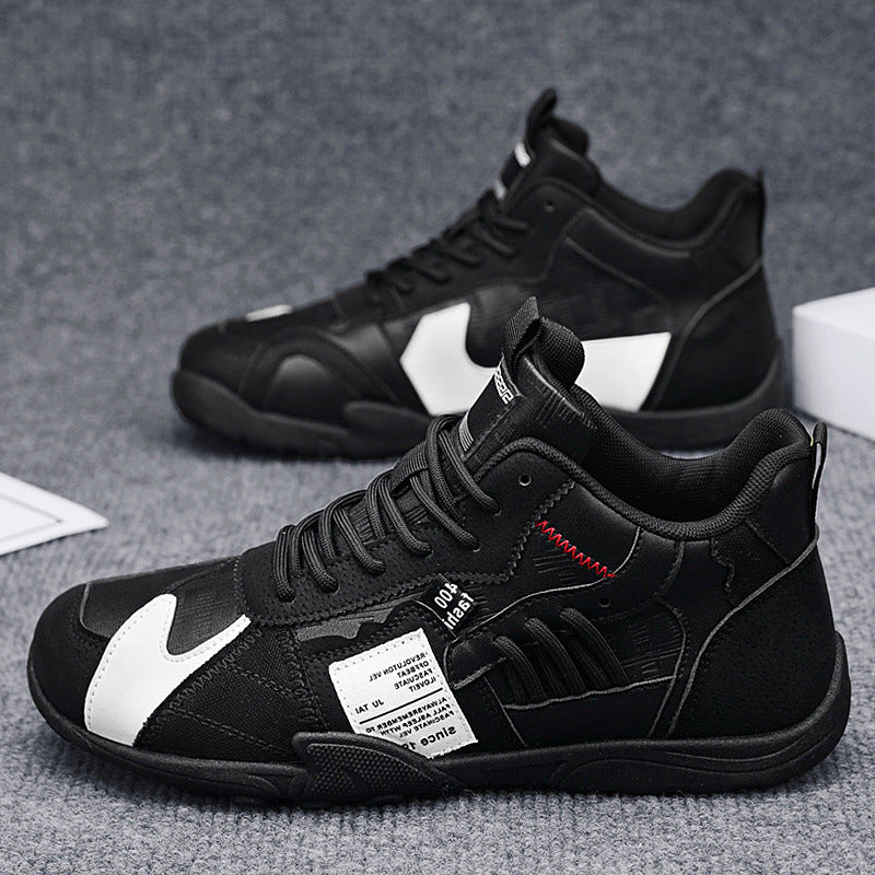 Herren mehrlagige Retro-City-Sneaker mit Wildleder- und Textilmix, gepolstertem Fersenkragen, atmungsaktiver Mesh-Zunge und griffiger Gummisohle EB