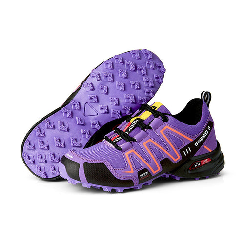 Damen Sportliche Outdoor-Sneaker mit rutschfester Sohle und atmungsaktivem Obermaterial EB