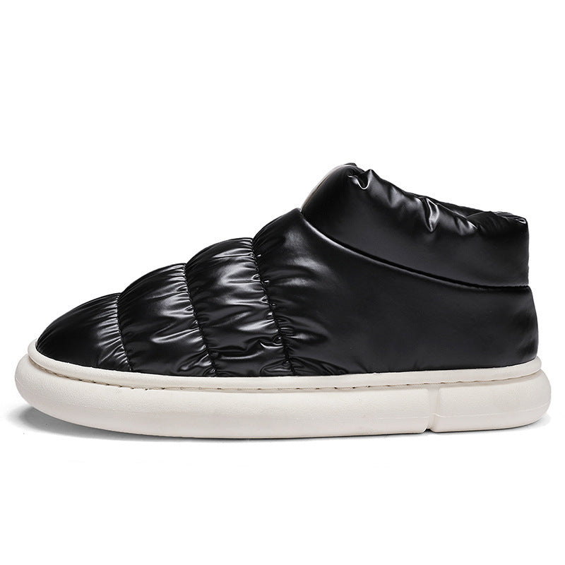 Damen Puff-Sneaker mit hohem Kragen und rutschfester Sohle EB