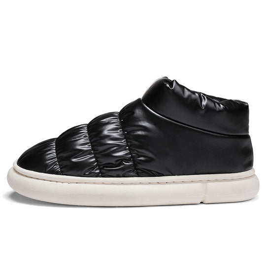 Damen Puff-Sneaker mit hohem Kragen und rutschfester Sohle EB