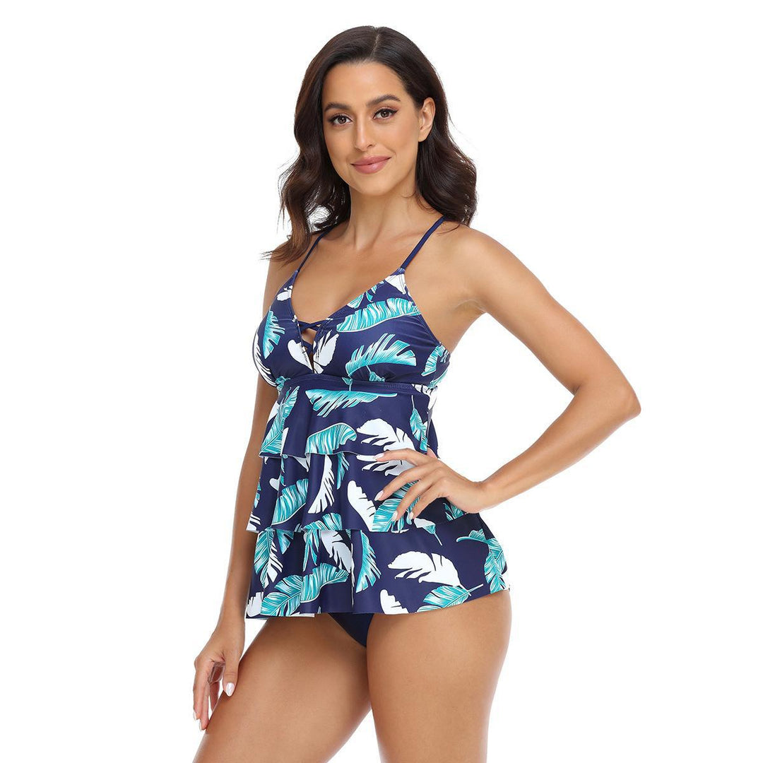 Damen Tankini mit verspieltem Muster EB