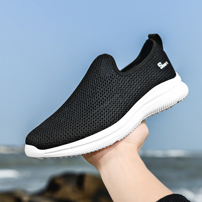 Damen Atmungsaktive Freizeit Sneaker mit flexiblem Slip-On Design EB