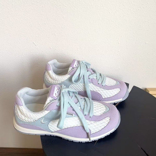 Damen Sportliche Lauf-Sneaker mit atmungsaktivem Mesh-Obermaterial EB