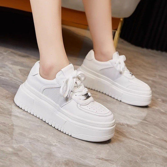 Damen Chunky Sneakers mit atmungsaktivem Mesh-Obermaterial und modischem Design EB