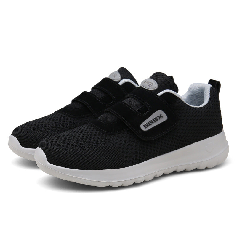 Damen Sportschuhe mit verstellbarem Klettverschluss und atmungsaktivem Mesh-Obermaterial EB