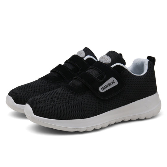Damen Sportschuhe mit verstellbarem Klettverschluss und atmungsaktivem Mesh-Obermaterial EB