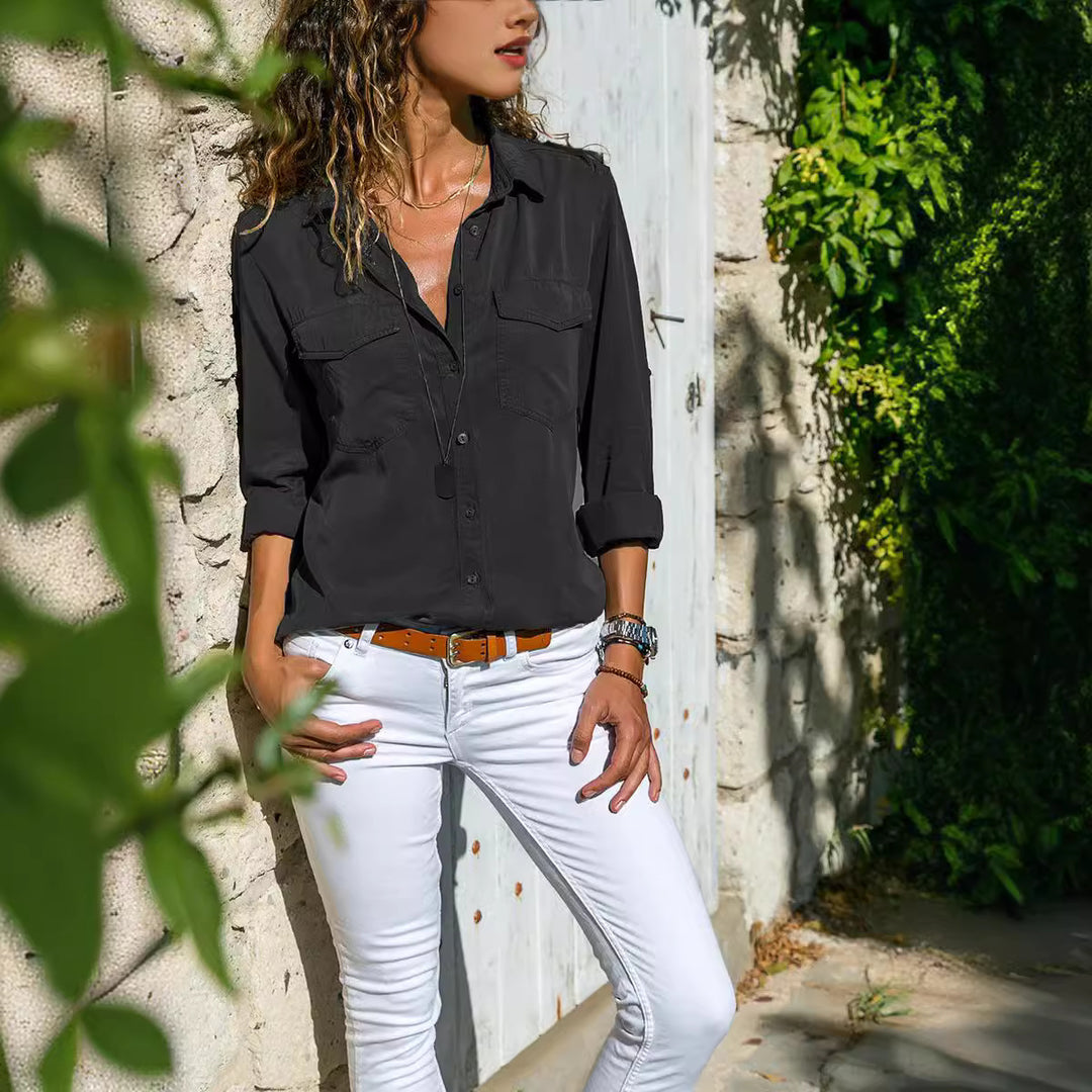 Damen Langarmbluse EB