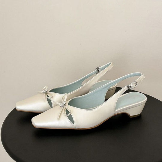 Damen Slingback Pumps mit funkelndem Design EB