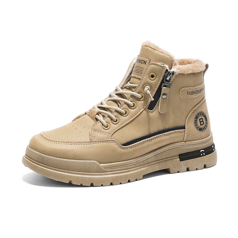 Damen gefütterte Winterboots mit modischem Design und rutschfester Sohle EB