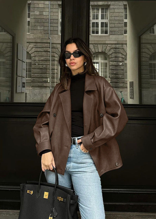 EB | Übergroße Doppelt breasted Jacke