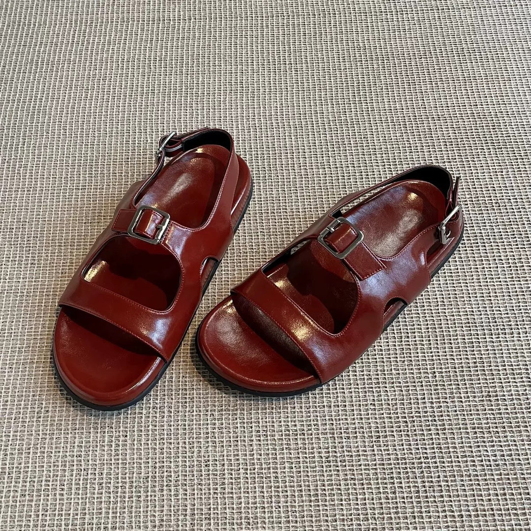Damen modische Sandalen mit verstellbarem Riemen EB