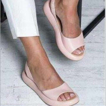 Damen Offene Pantoletten mit ergonomischem Fußbett und rutschfester Sohle EB