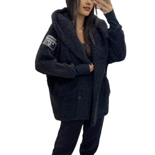 Damen Oversized Teddyjacke EB