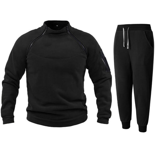 Herren Funktions-Fleecejacke mit elastischen Sporthosen EB