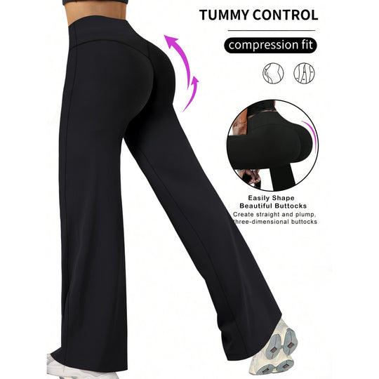Damen Kompressionshose mit hoher Taille und Tummy Control EB