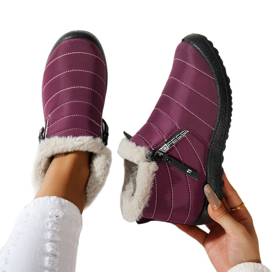 Damen Komfortable Winterboots mit kuscheligem Innenfutter EB