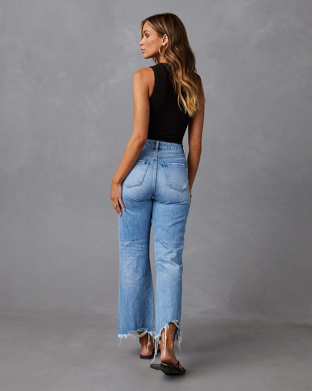 Damen Flared Jeans im Vintage-Style EB