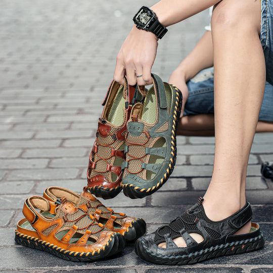 Damen Freizeit-Sandalen mit atmungsaktivem Obermaterial und rutschfester Sohle EB