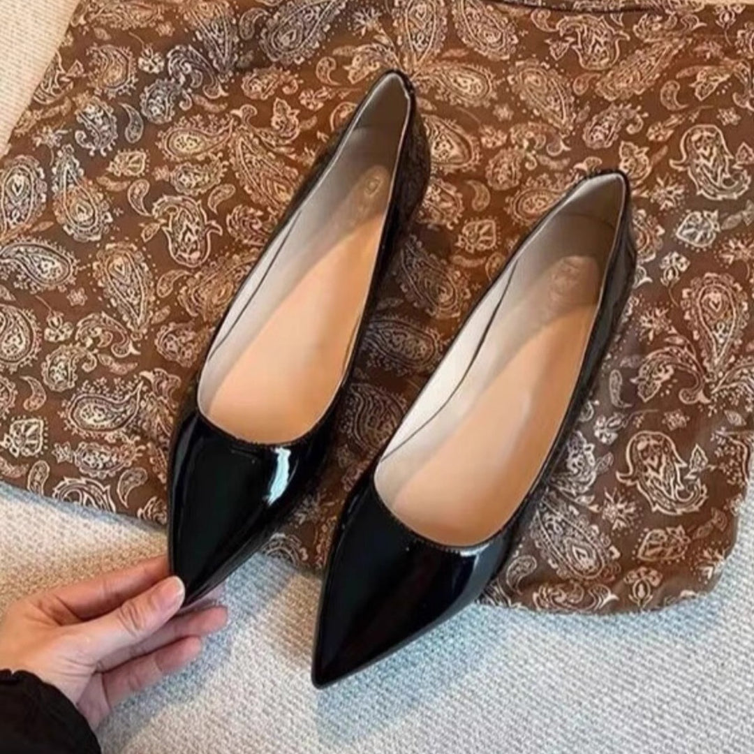 Damen spitze Ballerinas mit moderner Silhouette EB