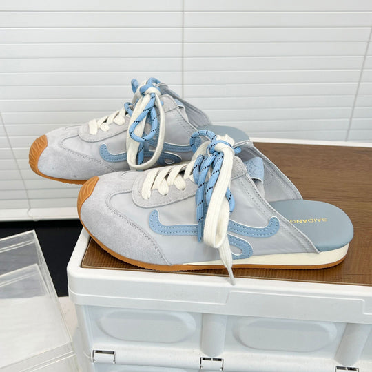 Damen Modische Sneakers mit atmungsaktiver Konstruktion und rutschfester Sohle EB